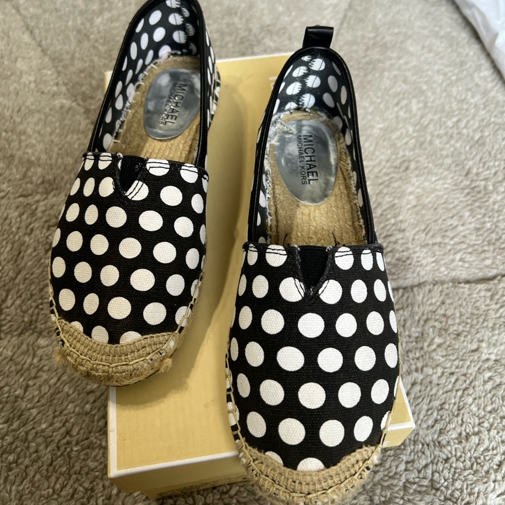 Michael Kors Meg Polka Dot slip Ons